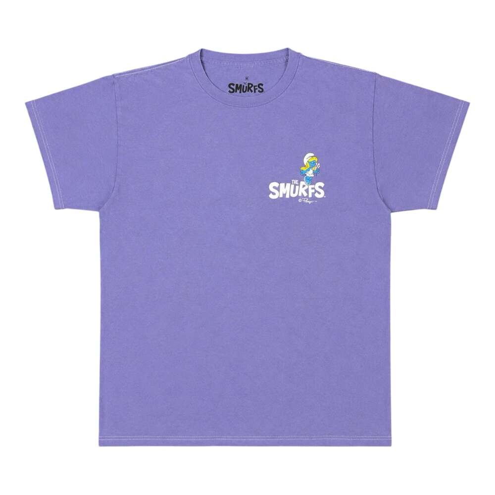 The Smurfs Purple Mushroom Graphic T-Shirt